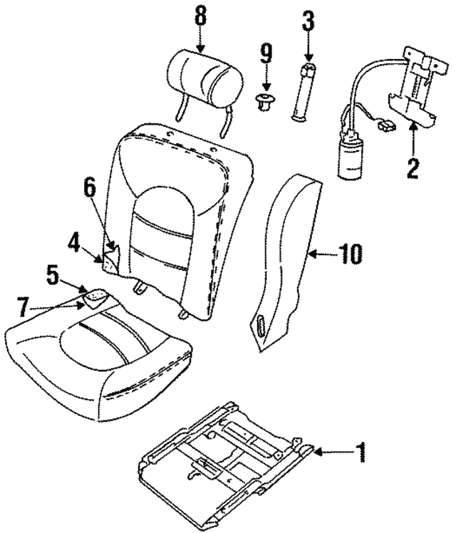 Cover-Squab - Discontinued (Jaguar OEM) GXF5579DBNDROEM