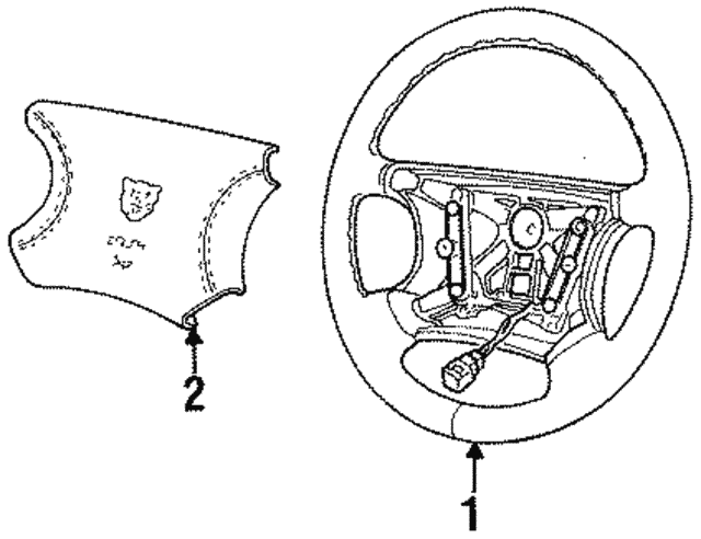Wheel-Steering (Jaguar OEM) HNA9181CDSDCOEM