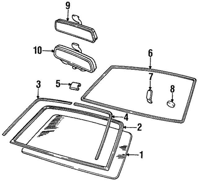 Jaguar Glass-Windscreen - Discontinued JLM11269OEM