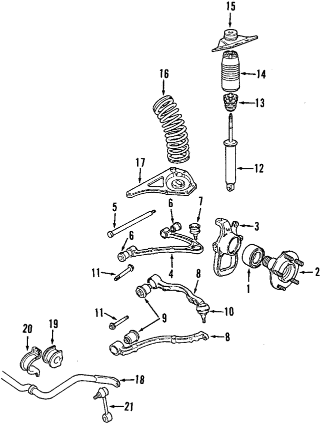 Link-Vertical (Jaguar OEM) JLM20888OEM