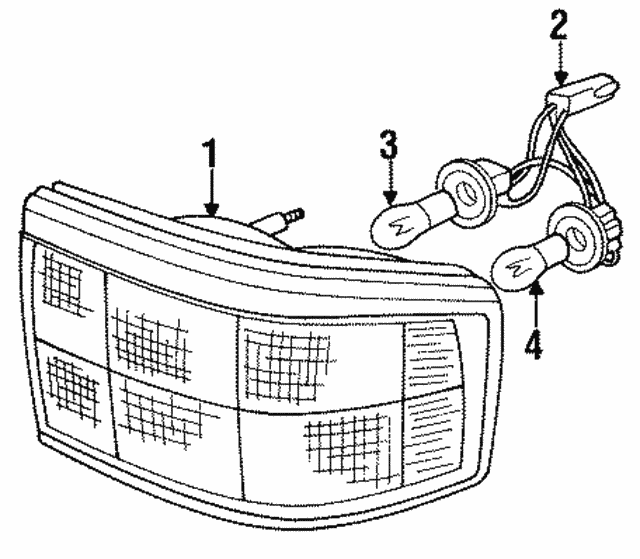 Lamp-Tail - Discontinued (Jaguar OEM) LHC4901AAOEM