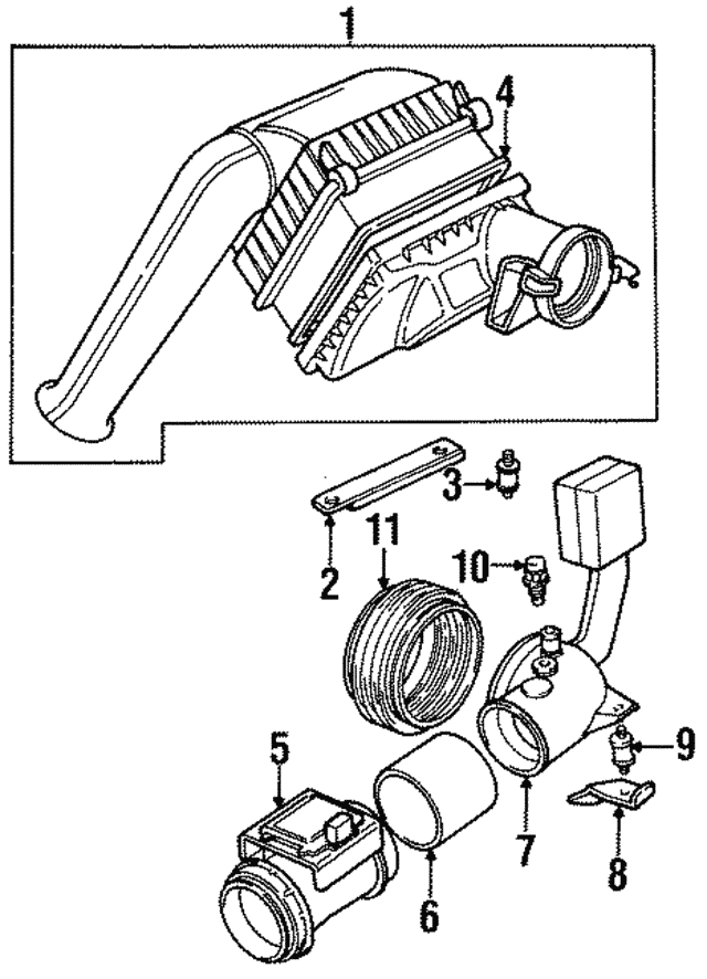Meter-Air Flow - Discontinued (Jaguar OEM) LHE1620AAOEM