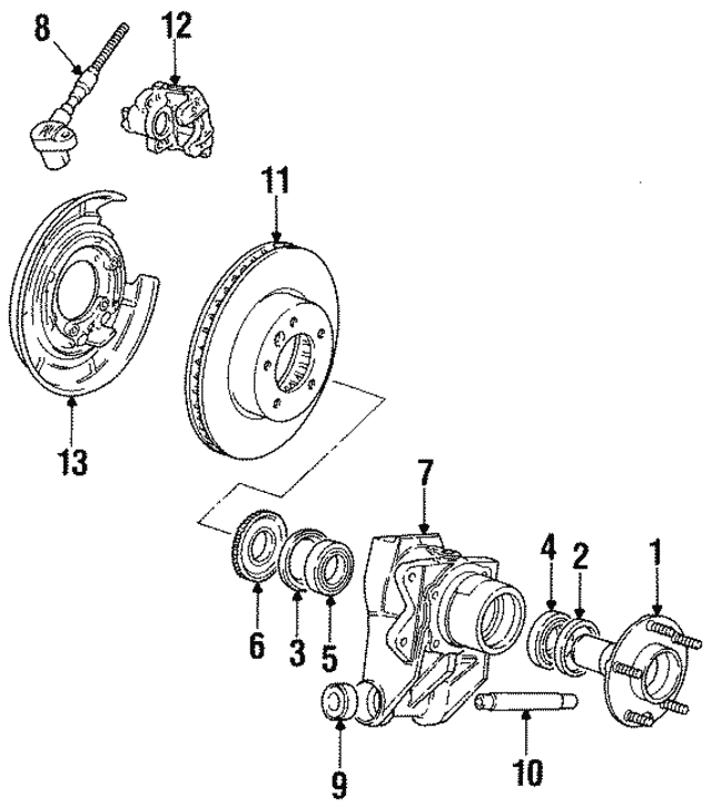 Sensor-Wheel Spe (Jaguar OEM) LNA2223ABOEM