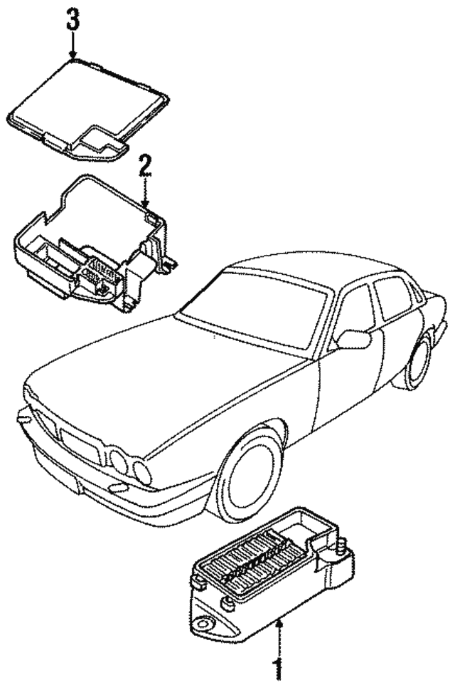 Fusebox-Trunk Mt - Discontinued (Jaguar OEM) LNA2800AFOEM