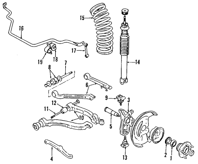 Damper-Suspensio (Jaguar OEM) MMD2140ACOEM