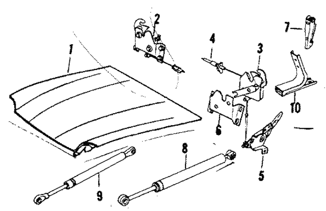 Bracket-Catch - Discontinued (Jaguar OEM) RTC1539OEM