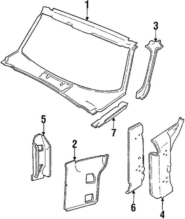 Panel-Facia Side - Discontinued (Jaguar OEM) RTC1569OEM