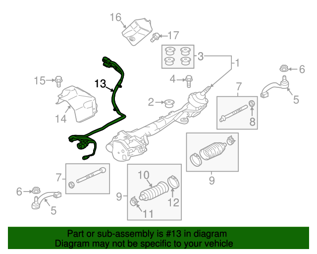 Cable (Jaguar OEM) T2H10624OEM