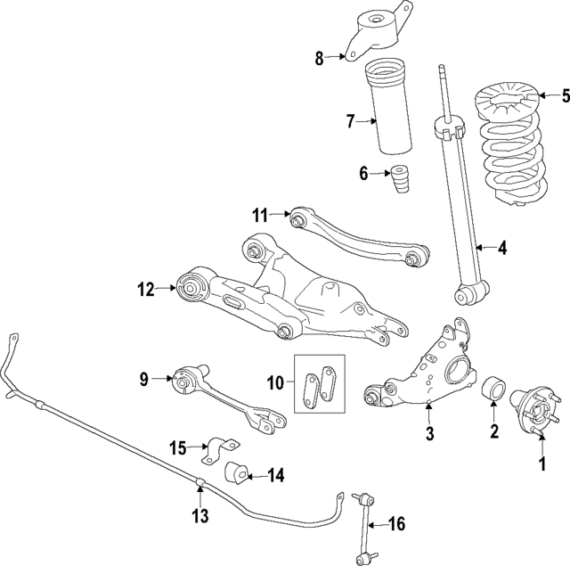 Spring-Road (Jaguar OEM) T2H2027OEM