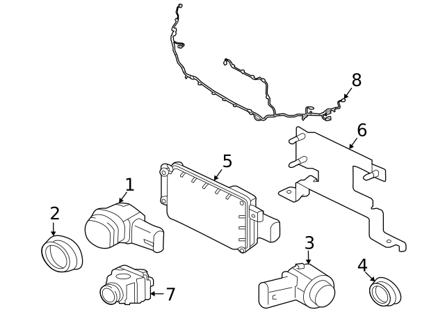 Harness (Jaguar OEM) T2H27972OEM