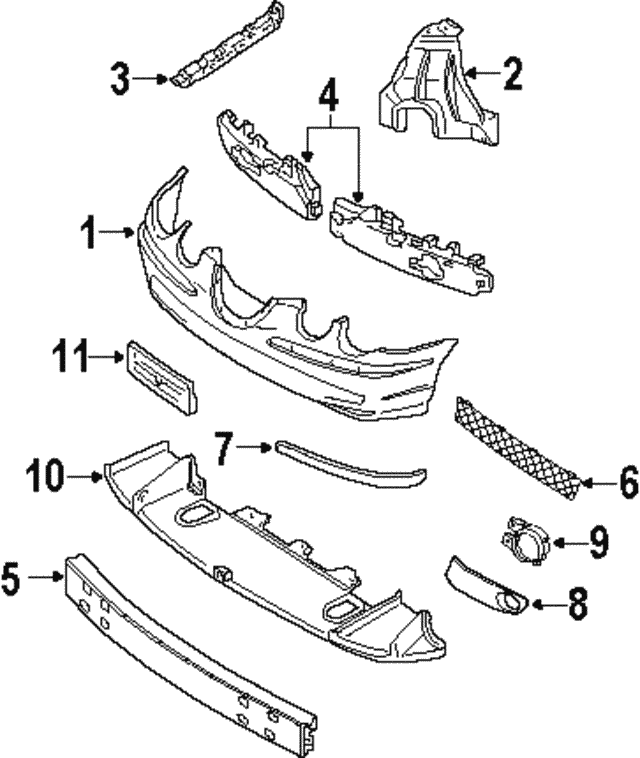 Mesh-Grille (Jaguar OEM) XR829431OEM