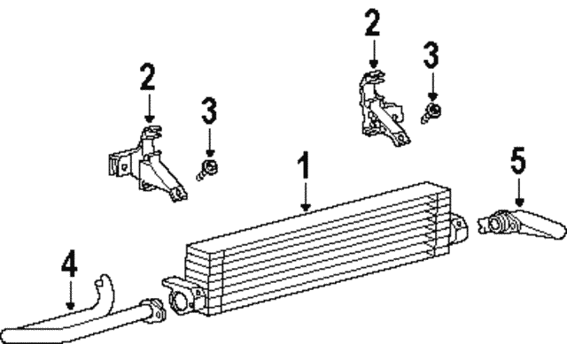 Hose-Oil Cooler (Jaguar OEM) XR843462OEM