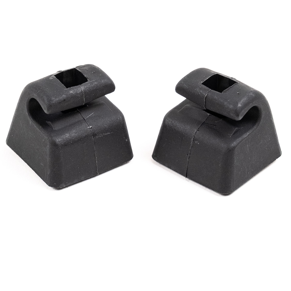 Jaguar Black Sunvisor Clip - PAIR