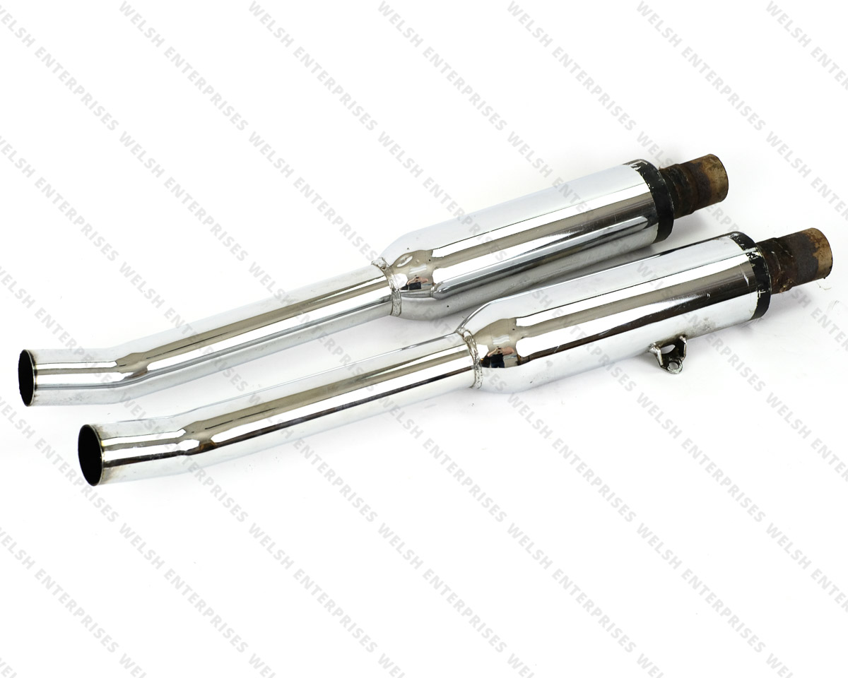  Jaguar Right Hand Reso Exhaust Chrome PAIR