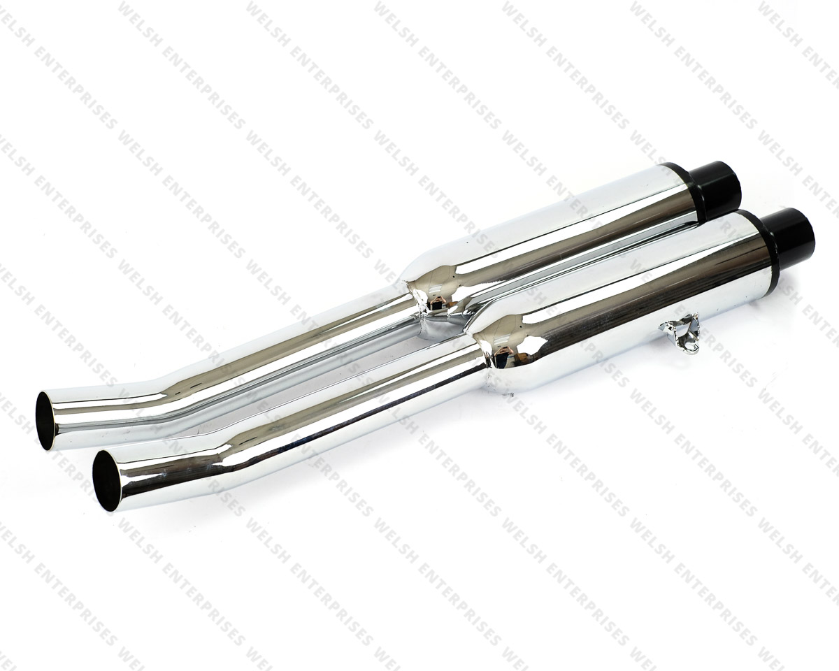 Jaguar Right Hand Reso Exhaust Chrome PAIR