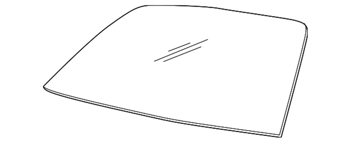 Jaguar Windshield Glass XJ3 80>87