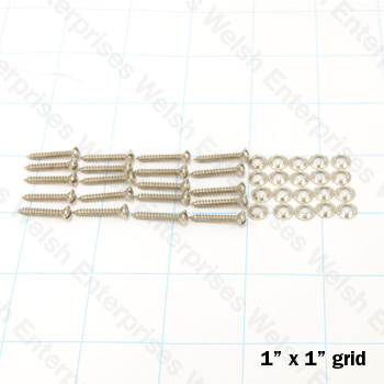 Jaguar Trim Screw And Washer - Set Of 20