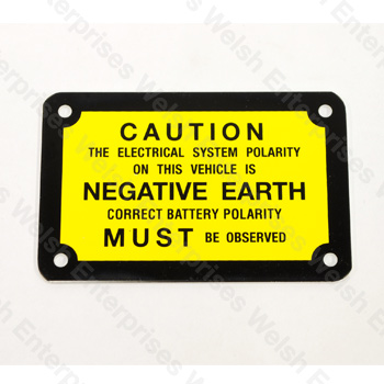 Jaguar Negative Earth Plate