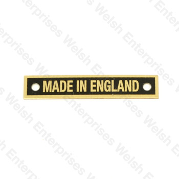 Jaguar Made In England Plate