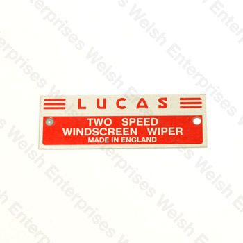 Jaguar XK140 Windshield Wiper Motor Decal