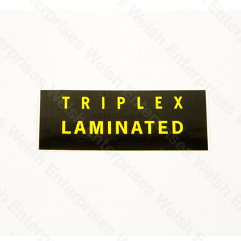 Jaguar Triplex Windshield Decal