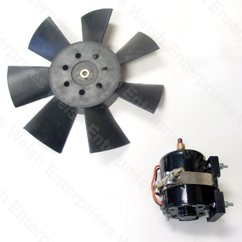 Jaguar Cooling Fan Motor & Fan -