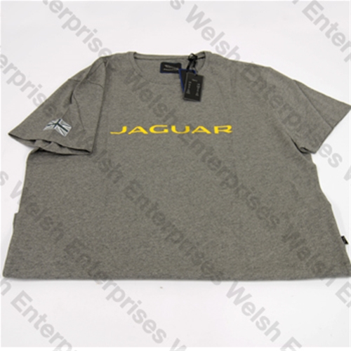 Jaguar Wordmark Mens T-Shirt (UK Double Exta Large US Extra Large)