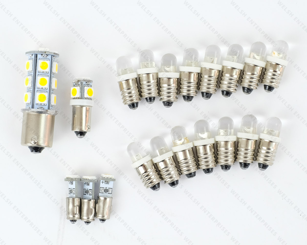 Jaguar Led Dash Bulb Kit - Negative Ground -  E-Type (61-71) Roadster