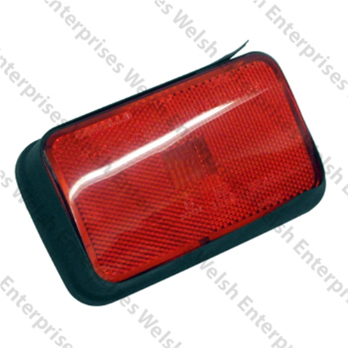 Jaguar Left Hand Rear Side Marker - Red