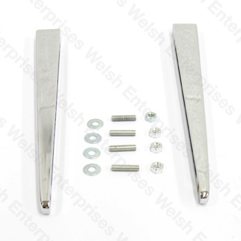 Jaguar Rear License Plate Molding Short - PAIR