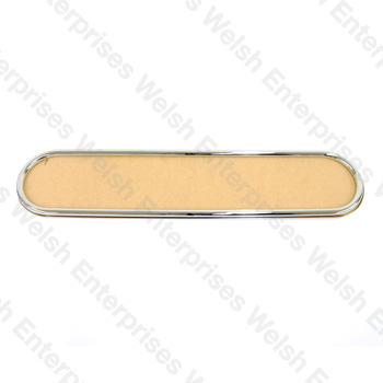 Jaguar Chrome Back Glass