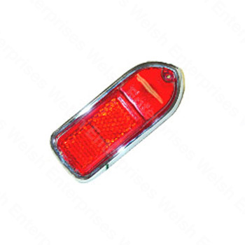 Jaguar Rear Side Marker Assembly, Left-Hand Red