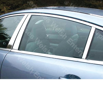 Jaguar Chrome Door Pillar Trim