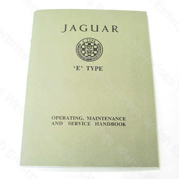 E-Type (61-64) Owners Manual
