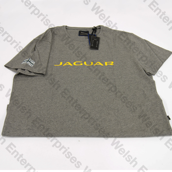 Jaguar Wordmark Mens T-Shirt (UK Tripple Exta Large US Double Extra Large)