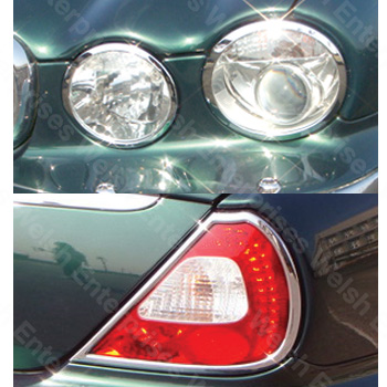 Jaguar XJ8 Headlight Taillight Trim Kit - DISCONTINUED