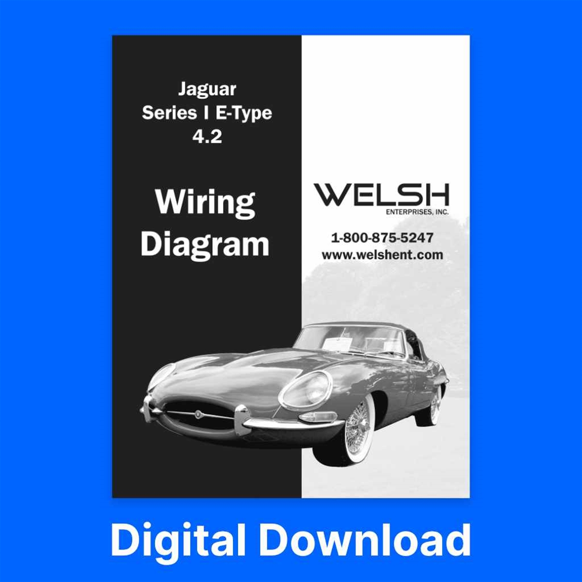 Jaguar Wiring Diagram - E-Type Series I 4.2