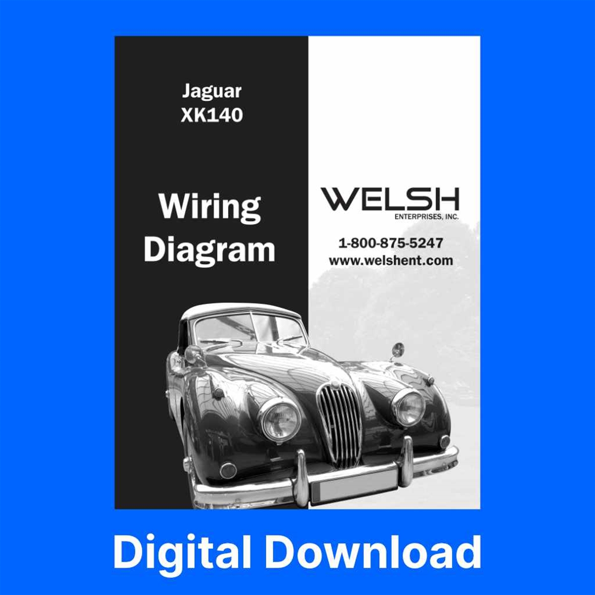 Jaguar Wiring Diagram - XK140