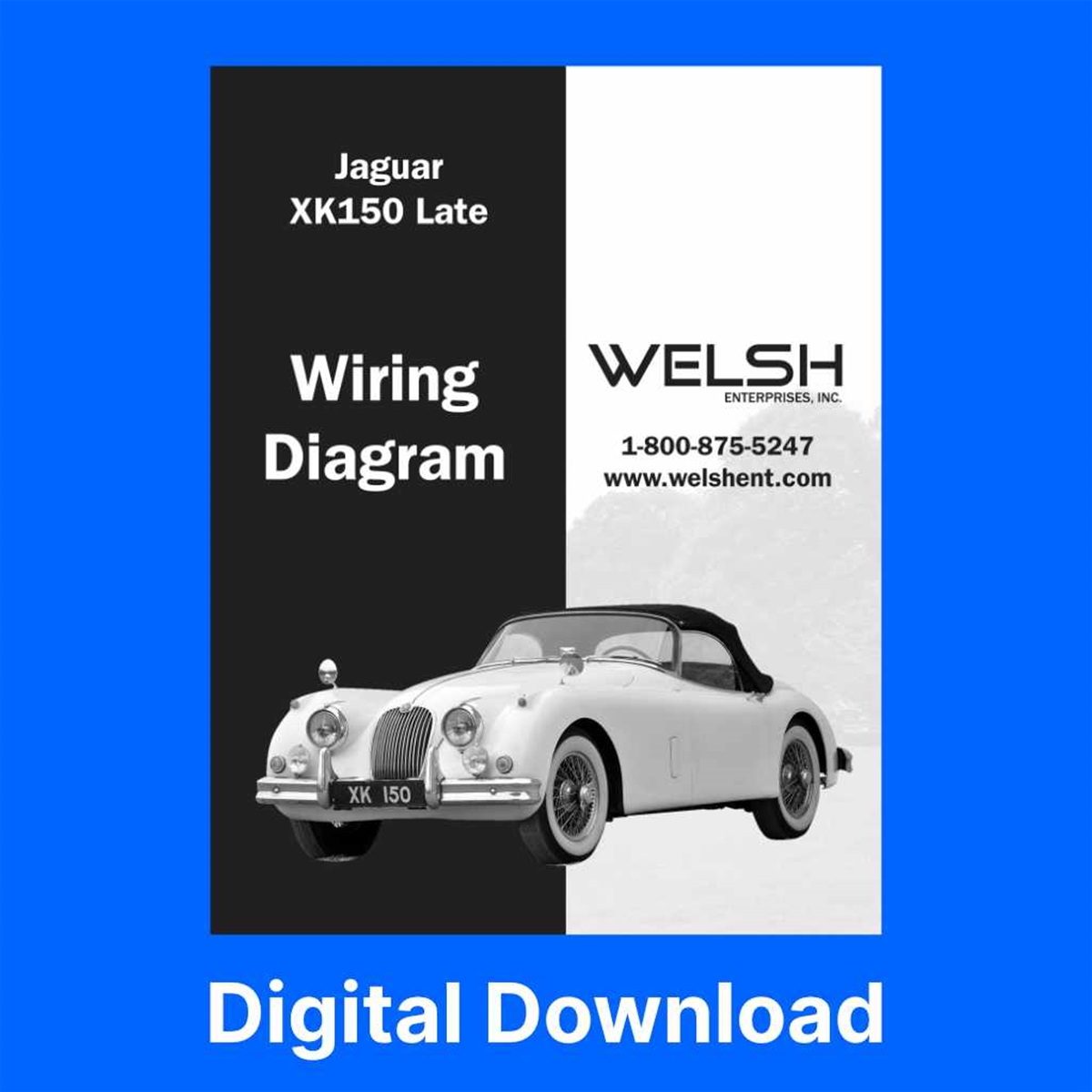 Jaguar Wiring Diagram - XK150 Late