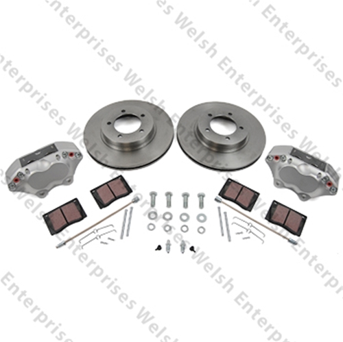 Jaguar Aluminum Front Caliper Upgrade With Vented Rotors