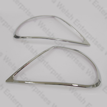 Jaguar Rear Chrome Tail Light Trim (Pair) - S-Type
