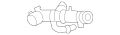Hose-Radiator (Jaguar OEM) C2Z3451OEM