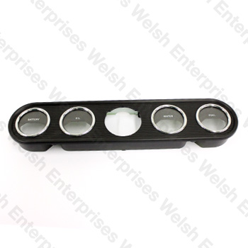 Jaguar Case Gauge Panel Chrome Rim