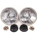 Jaguar 7" Lucas Tri-Bar Headlight - PAIR