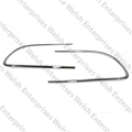 Jaguar Original Back Glass Chrome - Rechromed