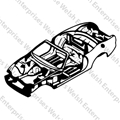 Jaguar Body Shell - Convertible (01 & up)